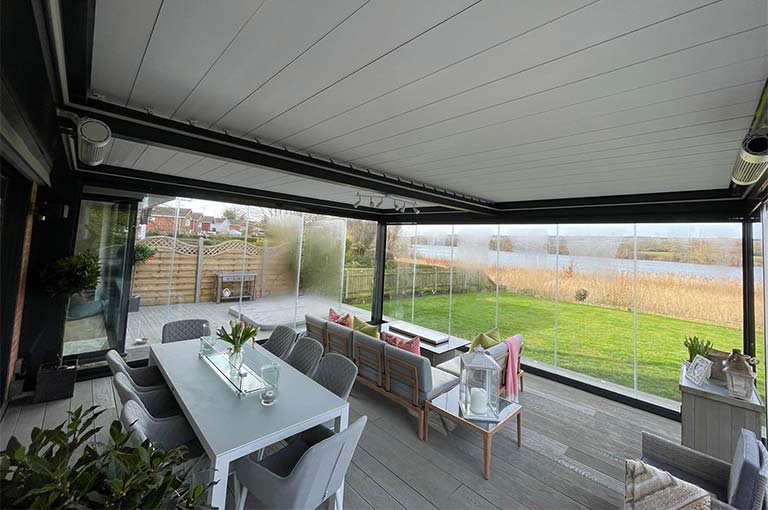 Alfresco Dining All Year Round Is Now Possible With This System...